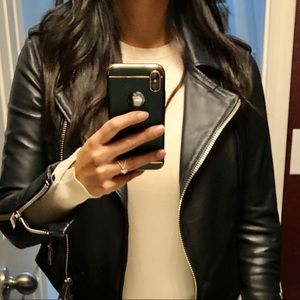 All Saints Coniston Leather Biker Jacket